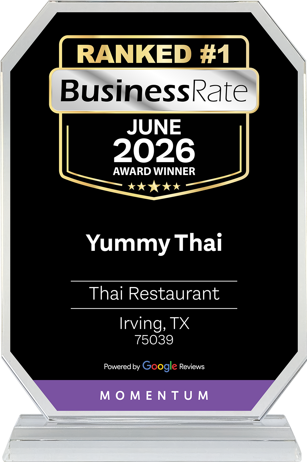 Irving-Yummy-Thai-Award Irving-Yummy-Thai-Award
